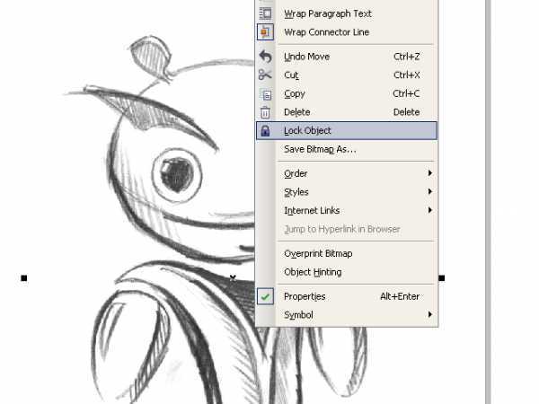 Выбор формата изображения для вставки в CorelDRAW