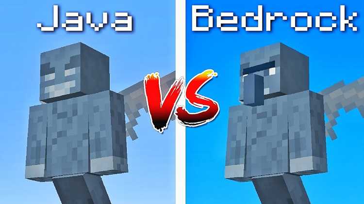Чем отличается java от bedrock Чем отличается java от bedrock