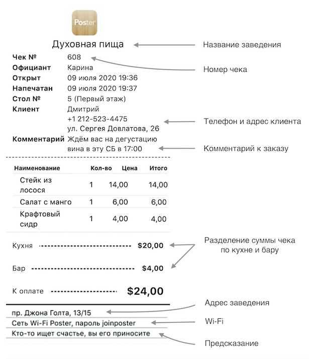 Настройка уведомлений и контроля за слип чеками в 1С