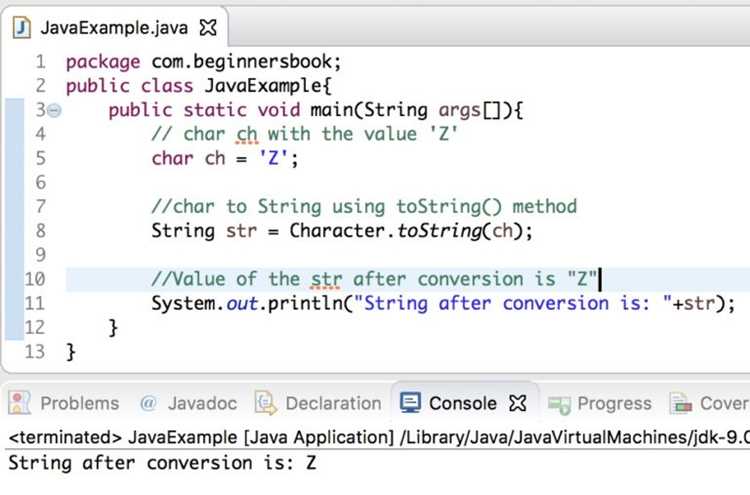 Как char перевести в string java Как char перевести в string java