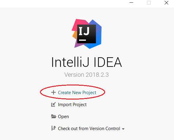 Создание нового проекта Java и выбор структуры