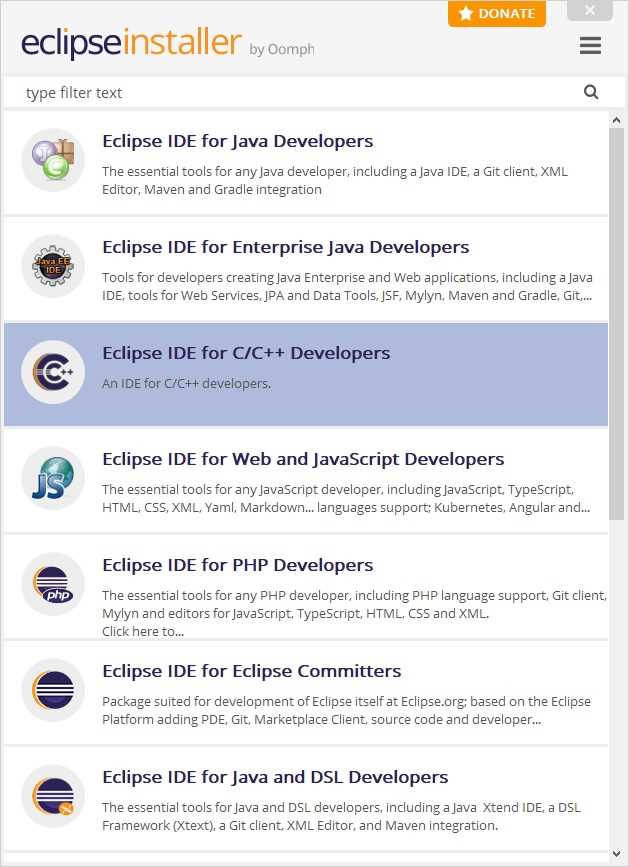 Выбор подходящей версии Eclipse для разработки на Java