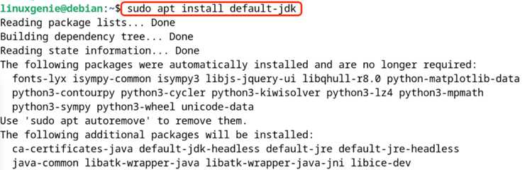 Как установить java debian