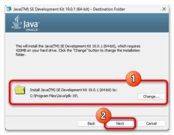 Инсталляция JDK на Windows 11 через установочный файл