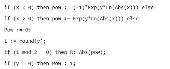 Сравнение точности Math.pow и собственных алгоритмов