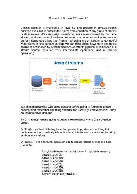 Что такое stream api в java Что такое stream api в java