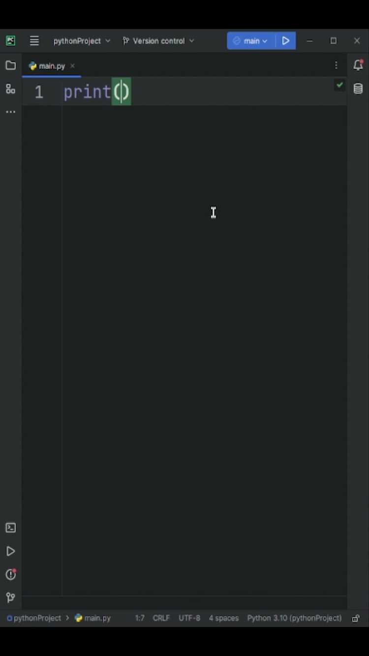 Как написать программу hello world на python