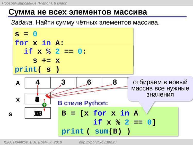 Проверка типа элементов перед операциями с массивом