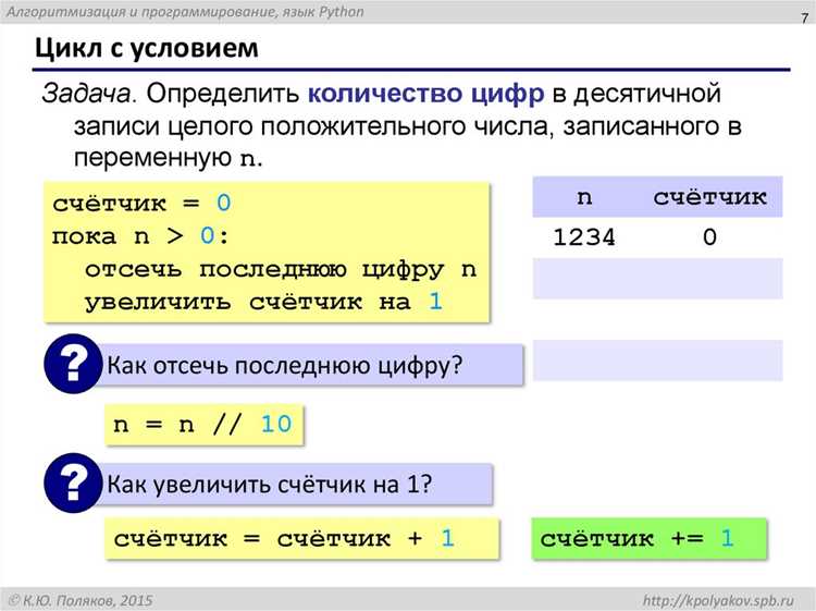 Использование функции range для отслеживания номера шага
