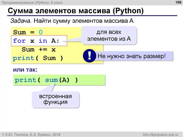 Поведение операций со списками и другими коллекциями