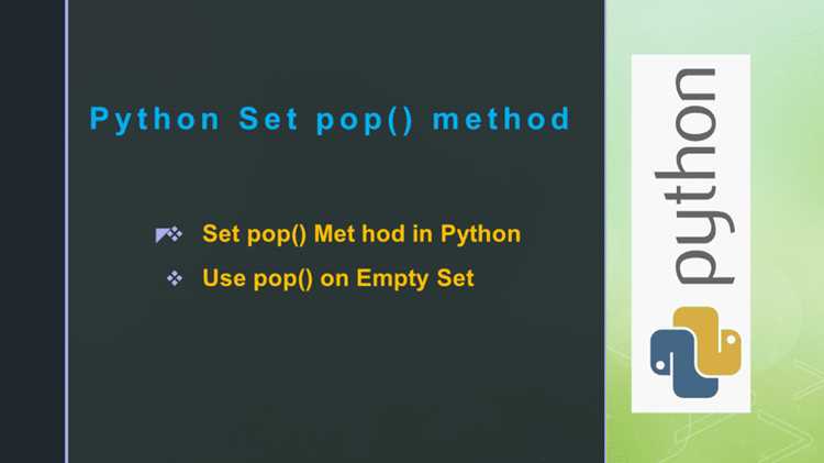 Как работать с методом pop в словарях Python