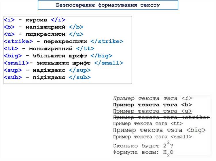 Как вложенность влияет на отображение элементов