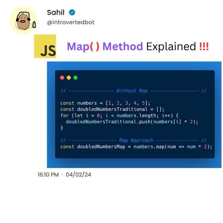 Что такое map в javascript Что такое map в javascript