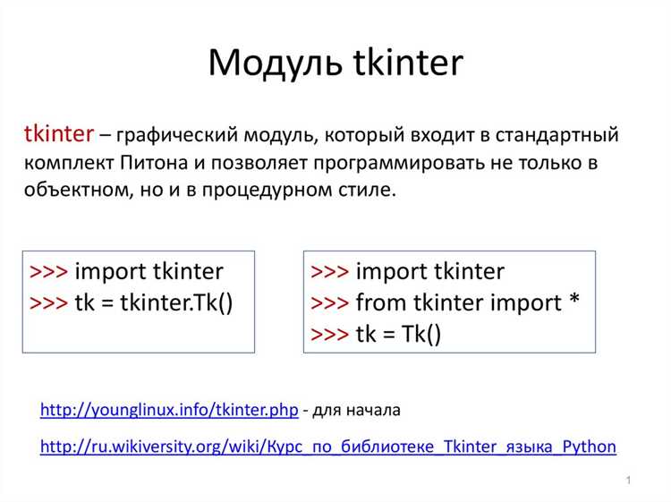 Что такое tkinter в python Что такое tkinter в python