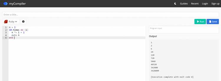 Использование Ruby для веб-разработки с Rails
