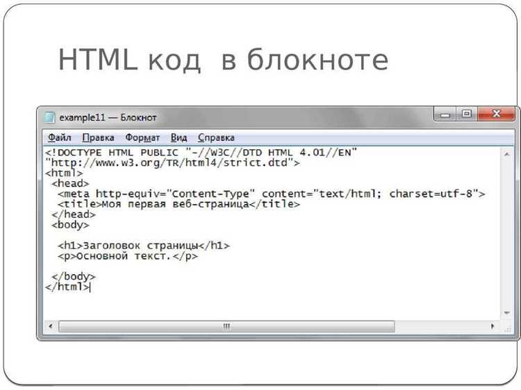 Организация вложенных элементов и списков