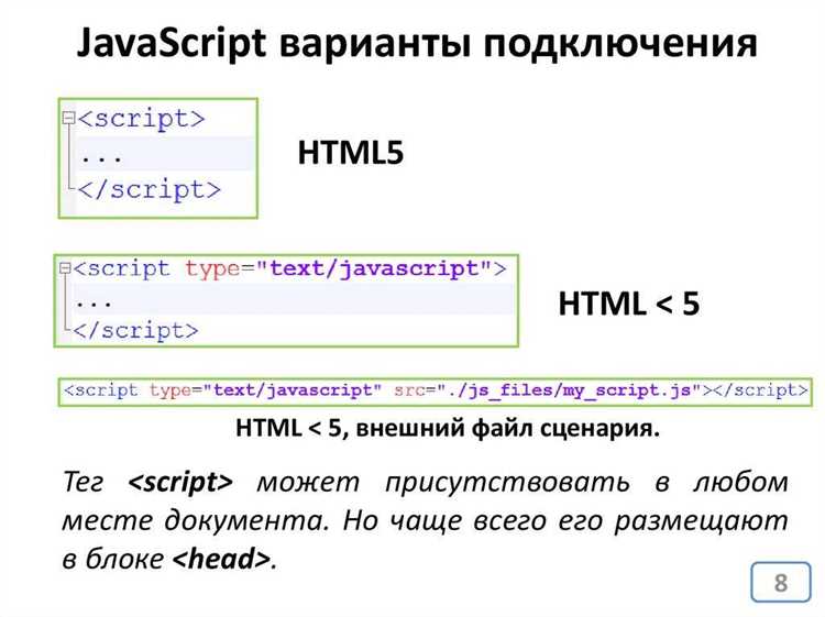 Подключение внешнего файла JavaScript перед закрывающим тегом