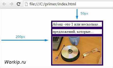 Форматирование списков с помощью padding и margin