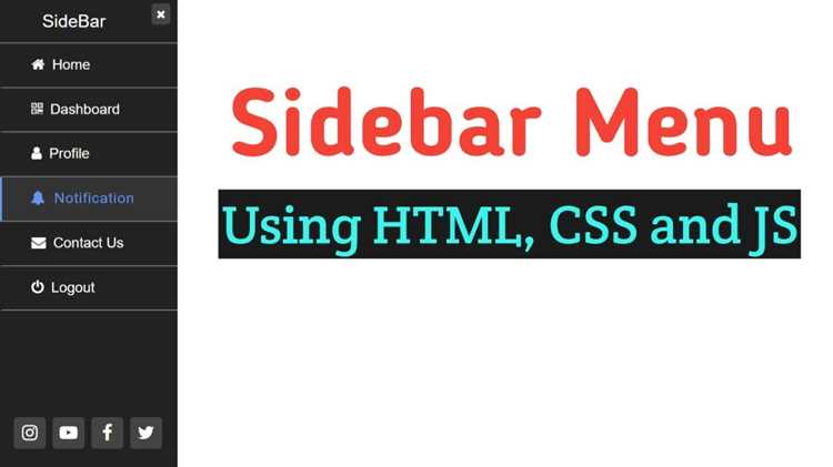 Как сделать sidebar html Как сделать sidebar html