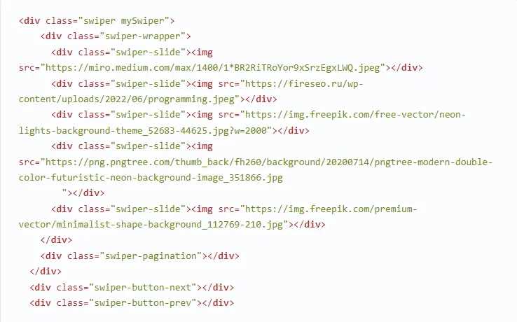 Стилизация слайдов с помощью CSS