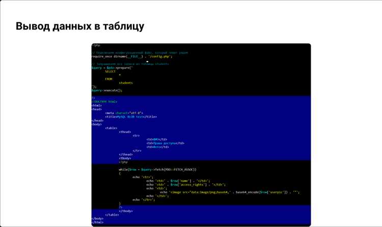 Как создать базу данных для сайта на php