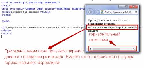 Как убрать перенос строки в html Как убрать перенос строки в html