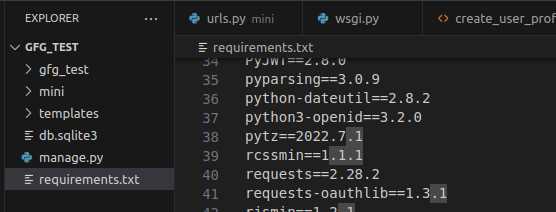 Установка зависимостей Python через requirements.txt