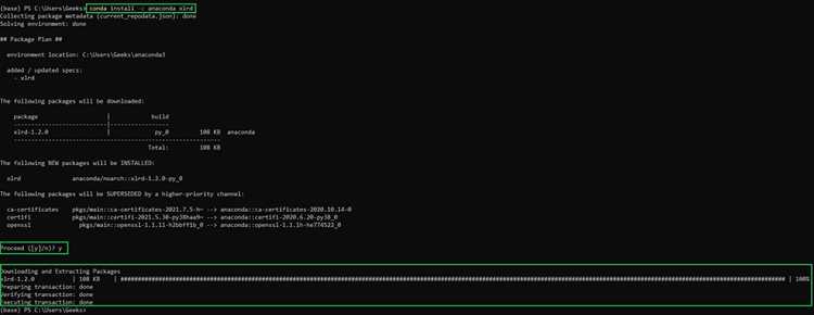 Проверка установленной версии Python перед установкой xlrd
