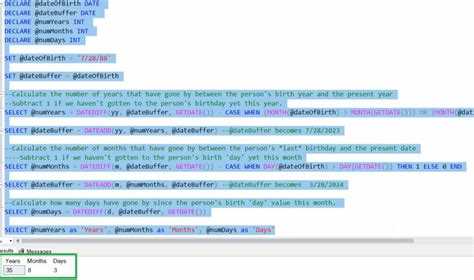 Как вычислить возраст в sql Как вычислить возраст в sql