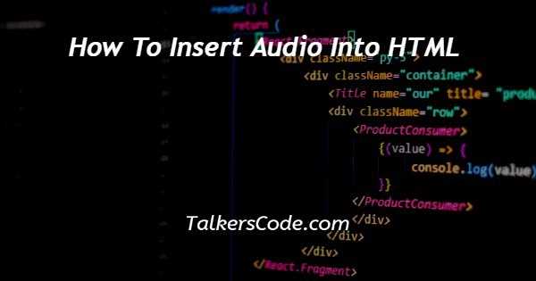 Базовый пример тега <audio> с атрибутом controls