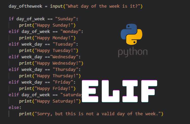 Как работают конструкции if и elif в Python?