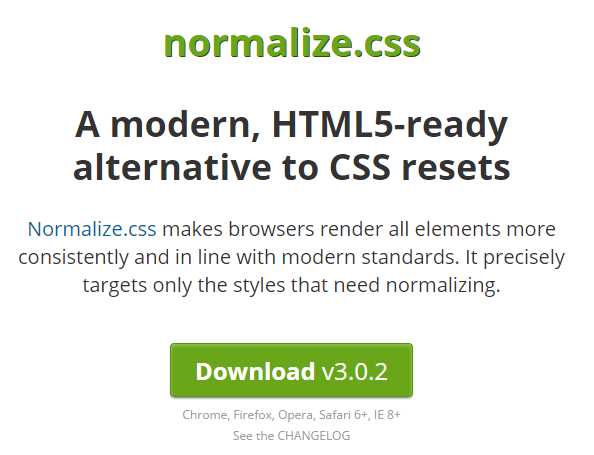 Почему reset CSS не всегда заменяет normalize.css