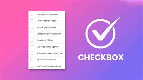 Настройка анимации и плавных переходов при переключении checkbox