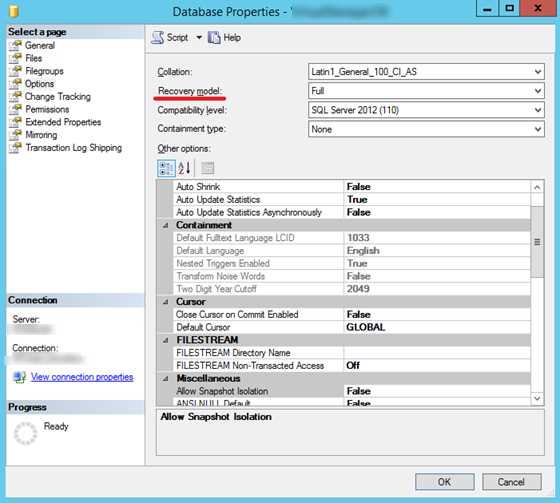 Автоматизация очистки журнала транзакций с помощью заданий SQL Server Agent