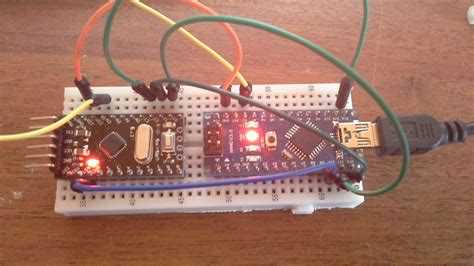 Как прошить arduino pro mini через arduino uno