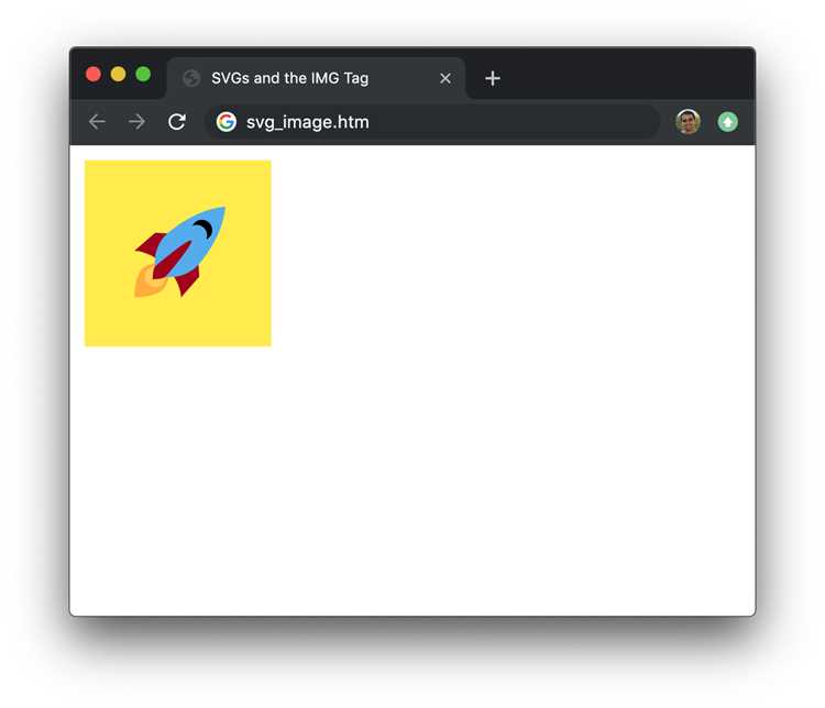 Встраивание SVG-кода напрямую в HTML-разметку