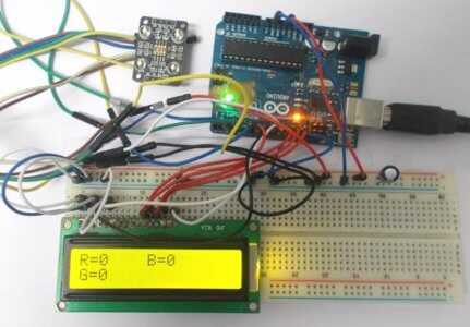 Как сделать фиолетовый цвет в arduino