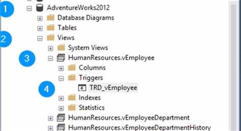 Как создать триггер в sql server management studio