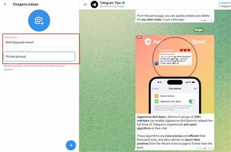 Настройка бота в Telegram для приема сообщений