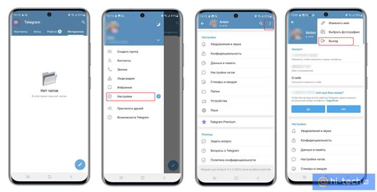 Удаление webhook через команду Bot API