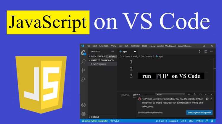 Установка и настройка Visual Studio Code для работы с JavaScript