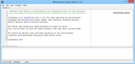 Как запустить программу free pascal ide Как запустить программу free pascal ide